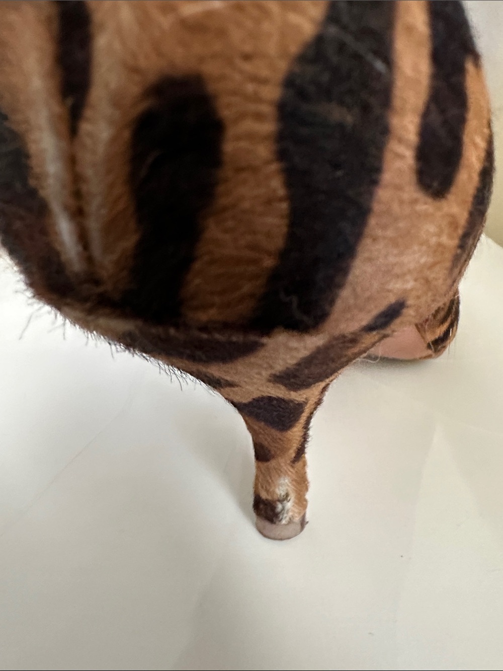 Azzedine Alaia Leopard-Pony hair Pointed-Toe Heels - Brown & Black 39 - Picture 14 of 15